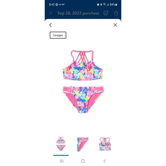 Girls mermaid bikini  - Picture 1 of 8